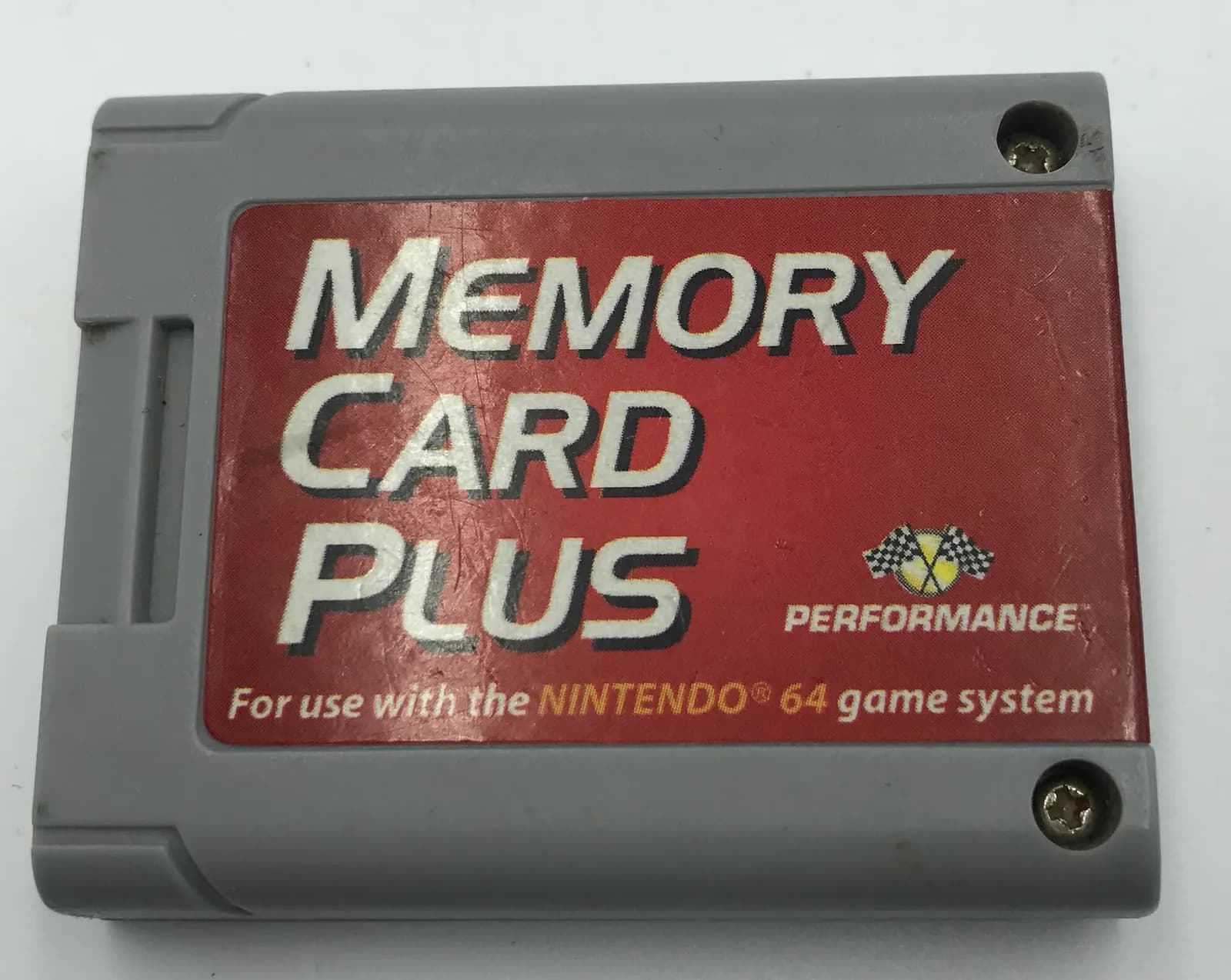 Memory Card N64 Performance 4x Memory Red/Grey