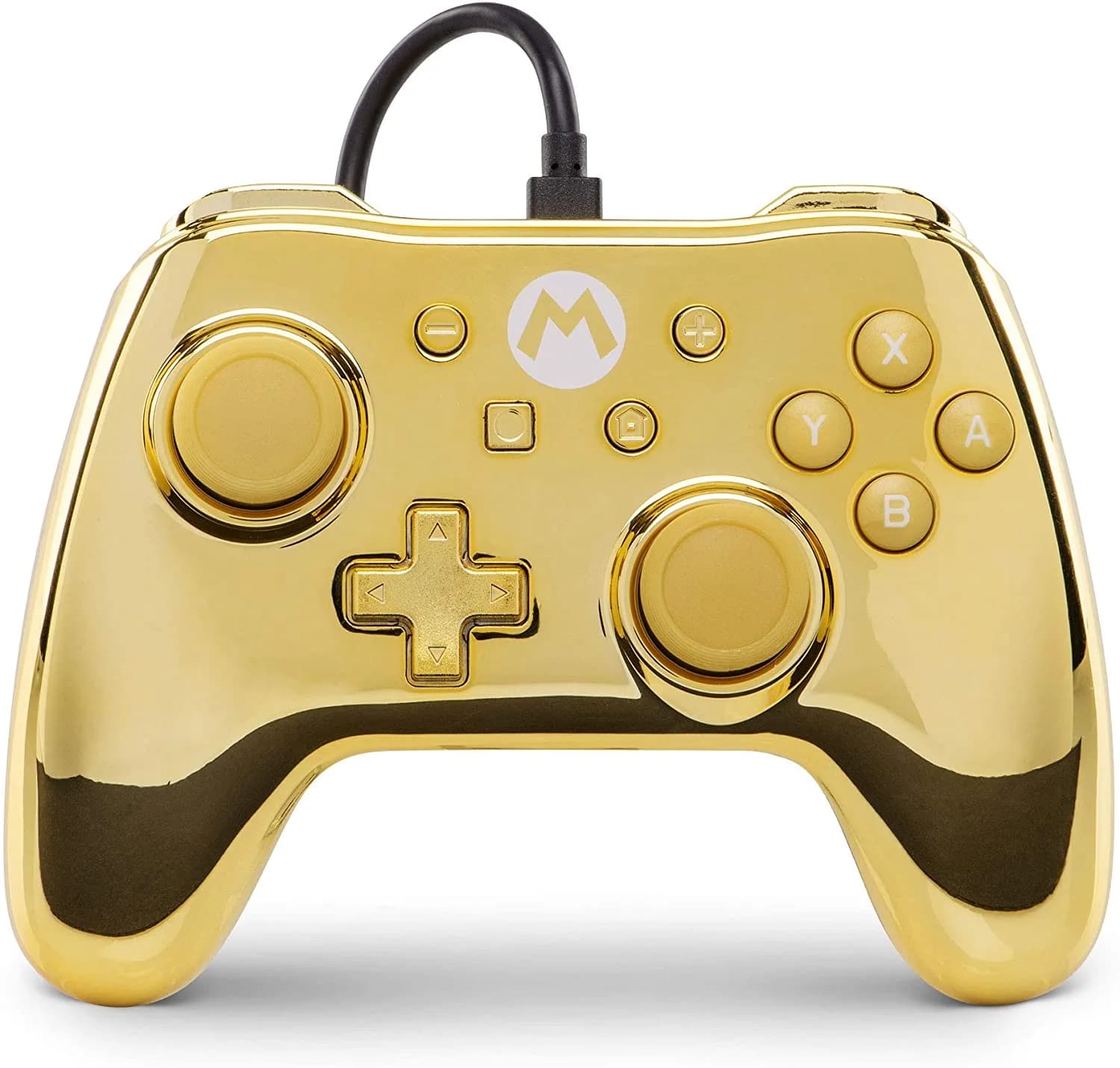 Power A Wired Pro Controller Gold Mario