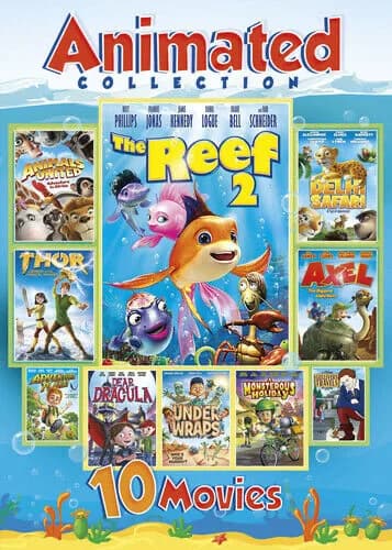 Animated Collection: 10 Movies: The Reef 2: High Tide / Thor: Legend Of The Magical Hammee / Animals United / ...