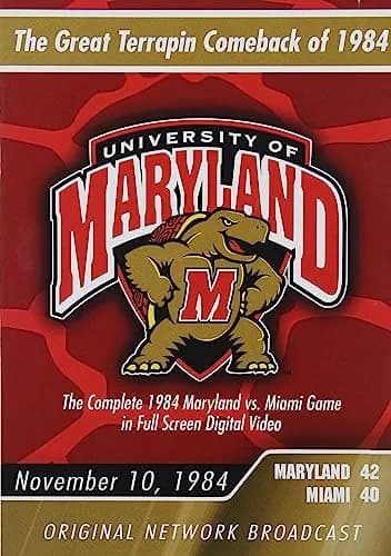1984 Maryland Vs. Miami: Great Terrapin Comeback
