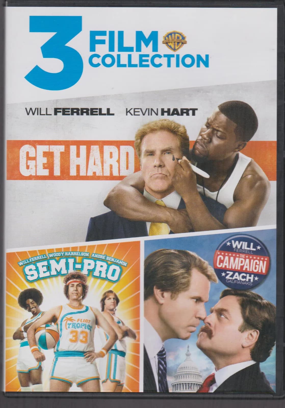 3 Film Collection: Will Ferrell: Get Hard / Semi-Pro / The Campaign