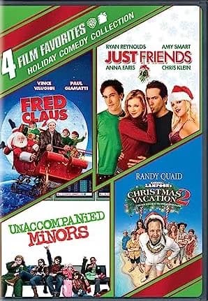 4 Film Favorites: Holiday Comedy Collection: Fred Claus / Just Friends / ... Christmas Vacation 2: ... / Unaccompanied Minors