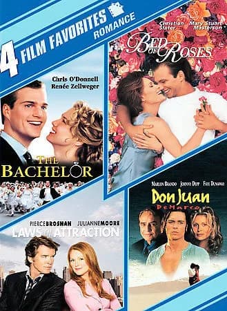 4 Film Favorites: New Line Romantic Comedy: The Bachelor / Laws Of Attraction / Bed Of Roses / Don Juan DeMarco