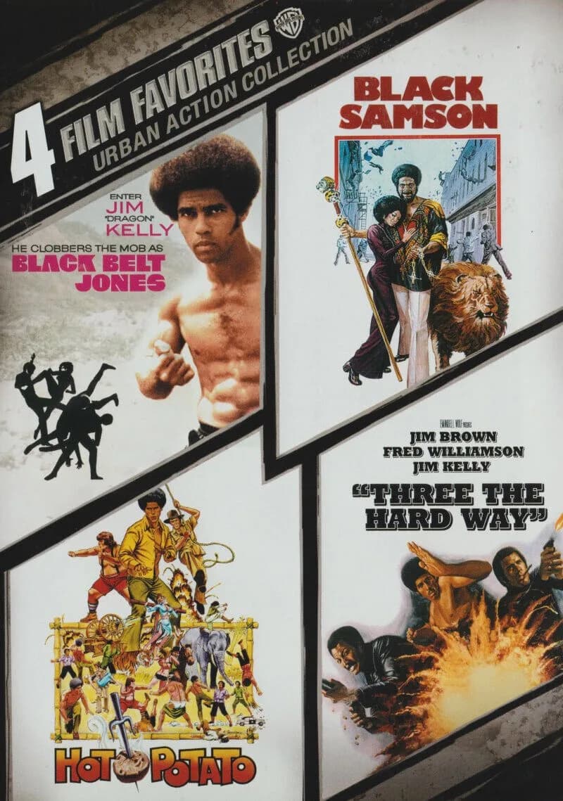 4 Film Favorites: Urban Action: Black Belt Jones / Hot Potato / Black Samson / Three The Hard Way