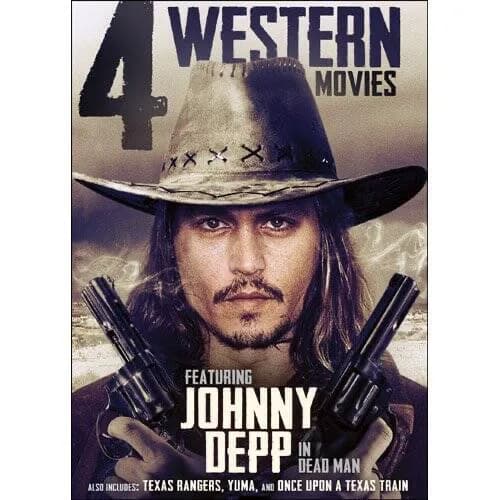 4-Movies Western: Dead Man / Texas Rangers / Yuma / Once Upon A Texas Train