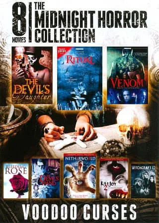 8-Film Midnight Horror: Voodoo Curses: Ritual / Venom / Bleeding Rose / Witchcraft 13: Blood Of The Chosen / ...