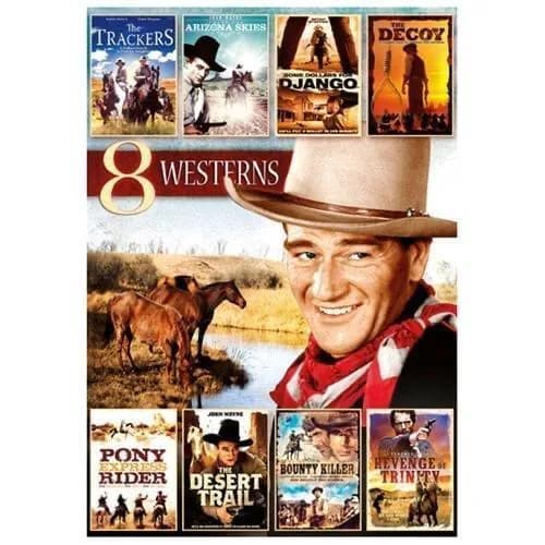 8-Movie Western Pack, Vol. 6: Trackers / 'Neath The Arizona Skies / Some Dollars For Django / Decoy Pony Express Rider / ...