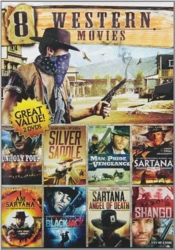 8-Movie Western Pack, Vol. 7: Unholy Four / Silver Saddle / Man, Price, And Vengeance / Have A Good Funeral, My Friend ... / ...