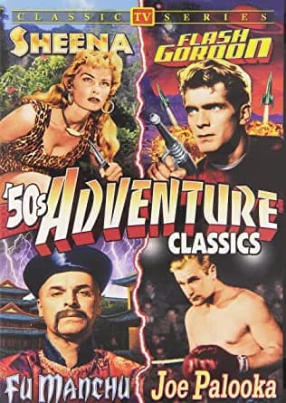 Action Shows Of The 1950s: Sheena / Flash Gordon / Fu Manchu / Joe Palooka / Sea Divers / Captain Fathom / Counterspy / ...