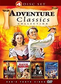Adventure Classics Collection: Count Of Monte Cristo / Last Of The Mohicans / Man In The Iron Mask / Corsican Brothers