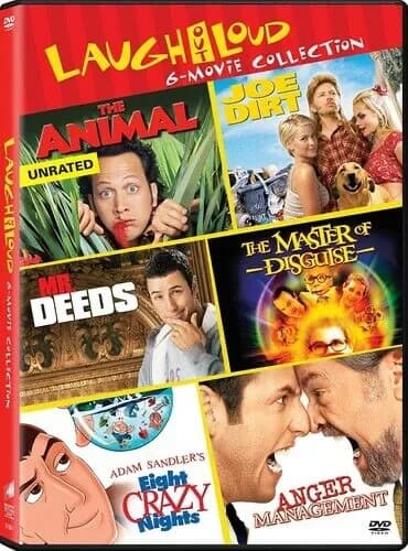 Anger Management (2003) / Eight Crazy Nights / The Animal / Joe Dirt / The Master Of Disguise / Mr. Deeds