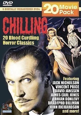 Chilling: 20 Blood Curdling Horror Classics: Maniac / Little Shop Of Horrors / Moon Of The Wolf / House On Haunted Hill / ...