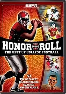 ESPNU Honor Roll: The Best Of College Football, Vol. 1: The Greatest Quaterbacks, Coaches And Rivalries