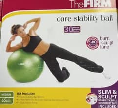 Firm: Slim & Sculpt: Stability Ball Balance Ball Beginner's Kit