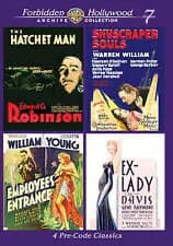 Forbidden Hollywood, Vol. 7: Hatchet Man / Skyscraper Souls / Employees' Entrance / ...