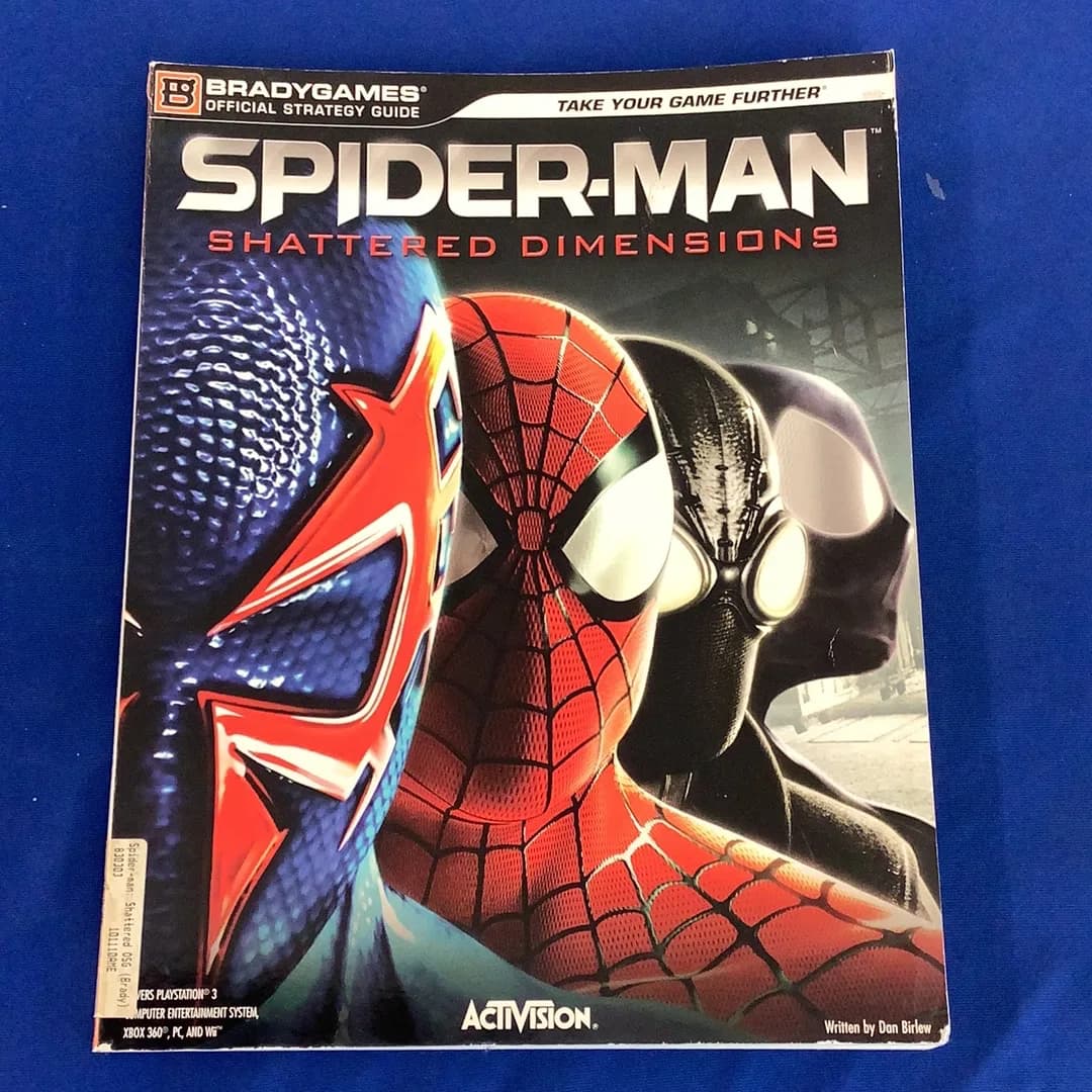 Brady Games Signature Series Guide Spider-Man Shattered Dimensions