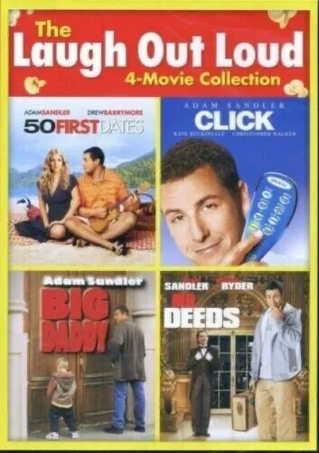 Laugh Out Loud 4-Movie Collection: 50 First Dates / Click / Big Daddy / Mr. Deeds