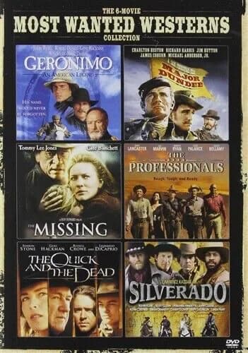 Most Wanted Westerns, Vol. 2: Geronimo / Major Dundee / Missing / The Professionals / The Quick And The Dead / Silverado