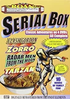 Serial Box: Radar Men From The Moon / Flash Gordon Conquers The Universe / New Adventures Of Tarzan / Zorro's Fighting Legion ..