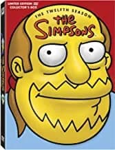 Simpsons: The Complete 12th Season Limited Molded Comic Book Guy Head Edition