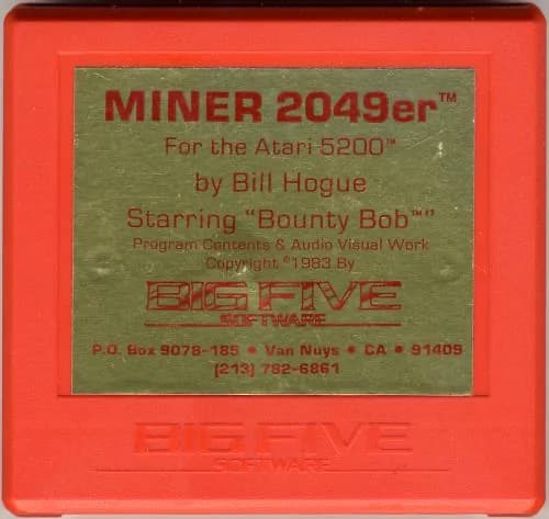 Miner 2049er Starring Bounty Bob (Gold Label)