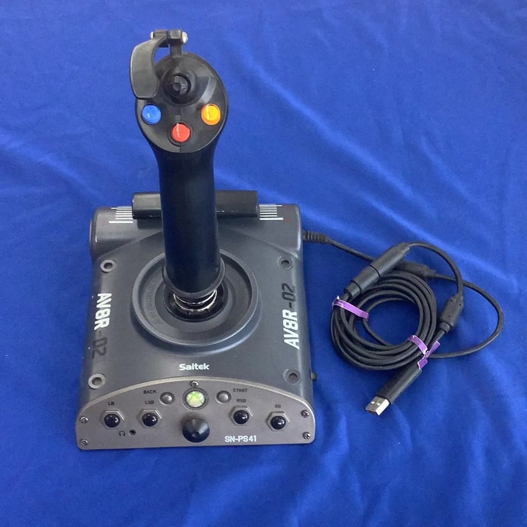Saitek AV8R-02 SN-PS41 Flight Stick
