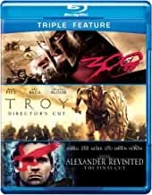 Alexander (2004/ Widescreen/ Revisited: The Unrated Final Cut/ Blu-ray) / Troy (2004/ Blu-ray) / 300