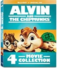 Alvin And The Chipmunks 4 Movie Collection: Alvin and the Chipmunks / Chipwrecked / The Road Chip / The Squeakquel