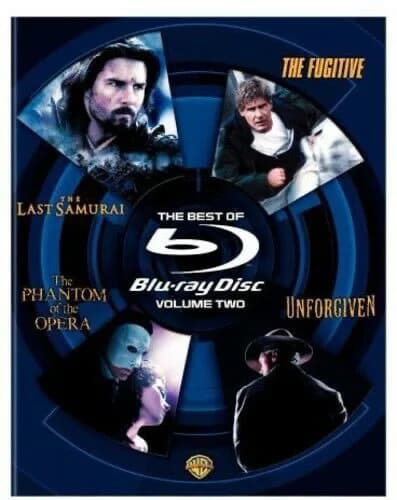 Best Of Blu-ray, Vol. 2: Fugitive (1993) / Last Samurai (2003) / Phantom Of The Opera (2004) / Unforgiven