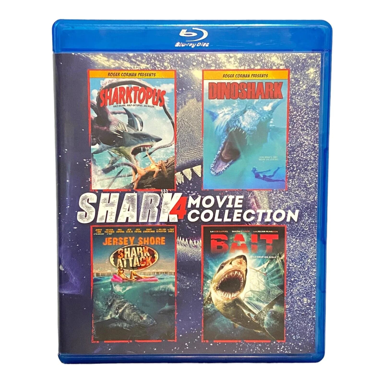 Jersey Shore Shark Attack / Sharktopus (Blu-ray) / Bait (2012/ Blu-ray) / Dinoshark (Blu-ray)