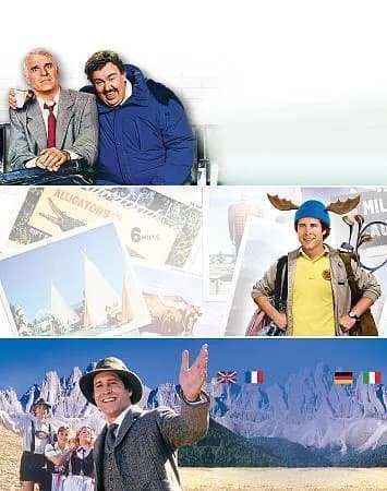 Planes, Trains And Automobiles (Warner Brothers/ Blu-ray) / Vacation / European Vacation (Blu-ray)