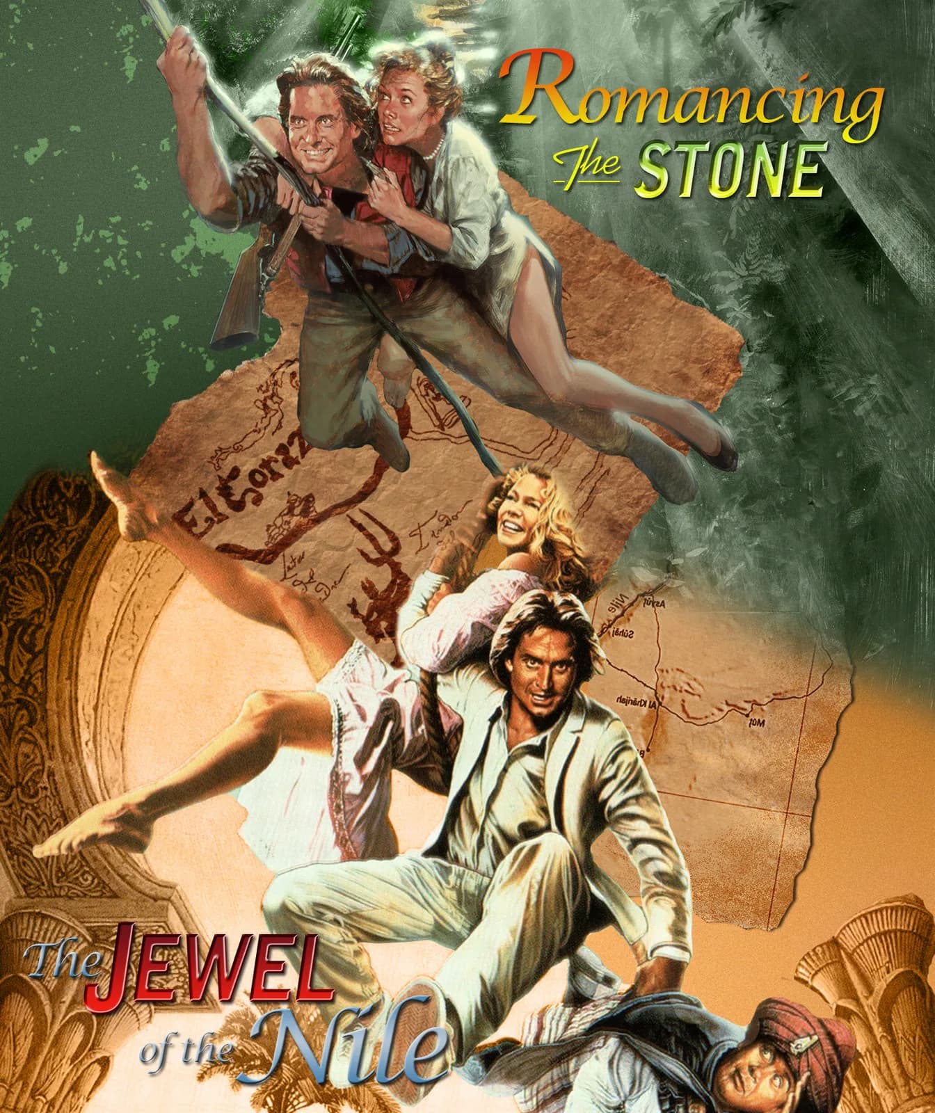 Romancing The Stone / Jewel Of The Nile (Blu-ray)