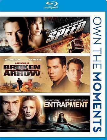 Speed (1994/ Widescreen/ Blu-ray) / Broken Arrow (1996/ Blu-ray) / Entrapment