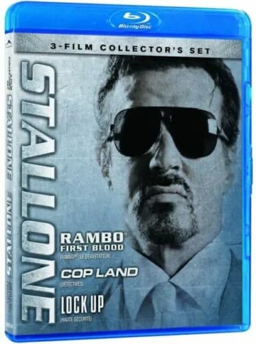 Stallone 3-Film Collectior's Set (Blu-ray): Rambo: First Blood / Cop Land / Lock Up