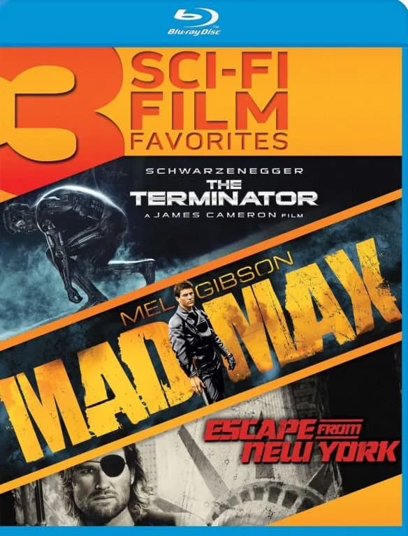 Terminator (MGM/UA/ Blu-ray) / Mad Max / Escape From New York (Blu-ray)
