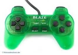 PS1 Controller Generic Blaze Green