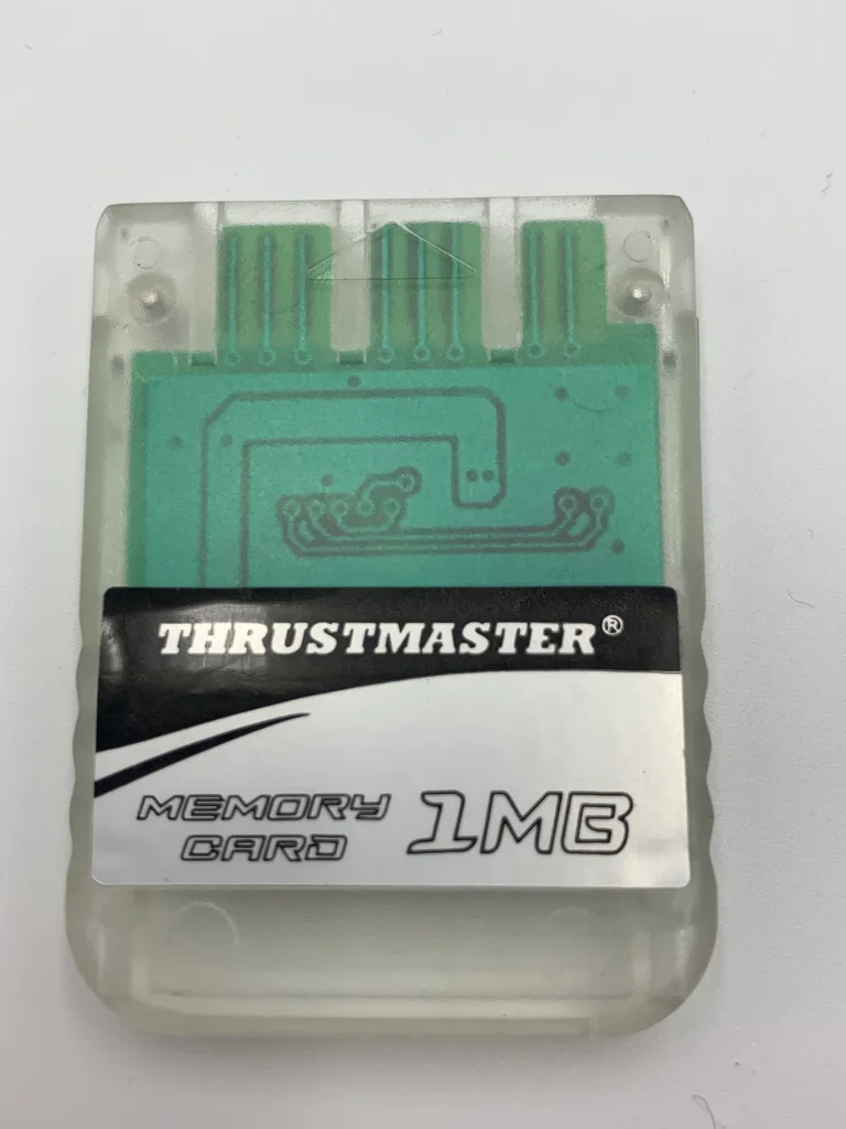 Memory Card PS1 Thrustmaster 1 MB Clear