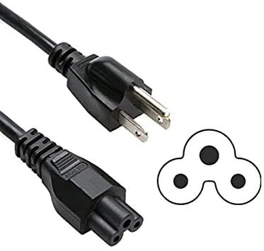 3 Prong Clover Power Cord