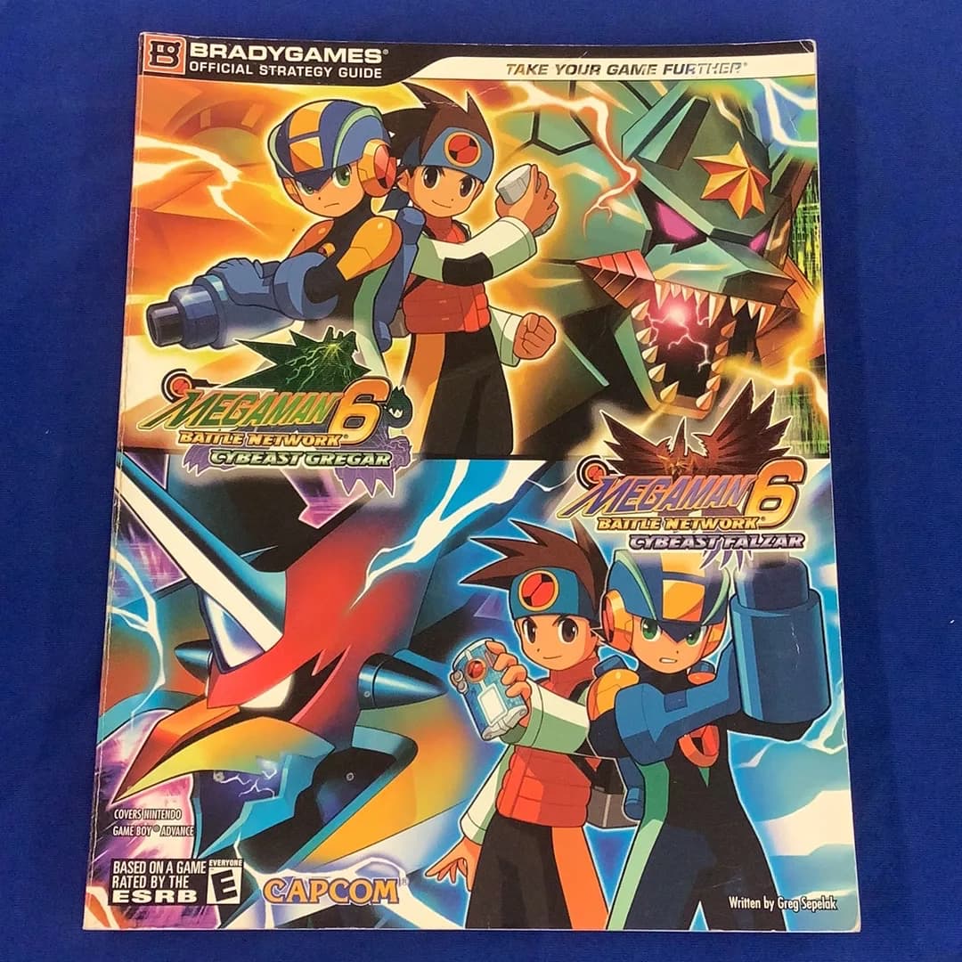 Brady Games Megaman Battle Network 6 Team Cybeast Gregar & Cybeast Falzar Official Strategy Guide