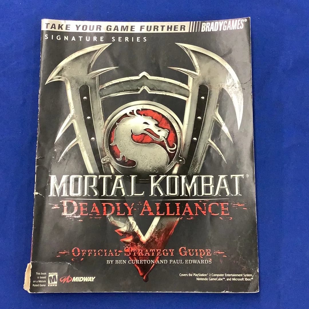 Brady Games Signature Series Mortal Kombat Deadly Alliance Official Strategy Guide