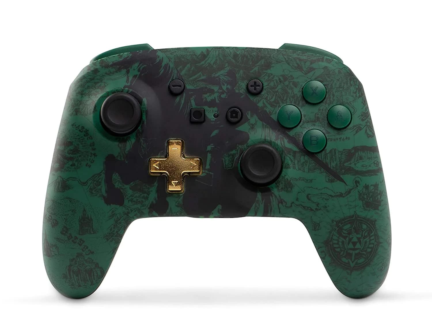 Power A Enhanced Wireless Controller Green Shadow Link