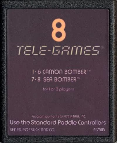 Canyon Bomber (Tele-Games 49-75115)