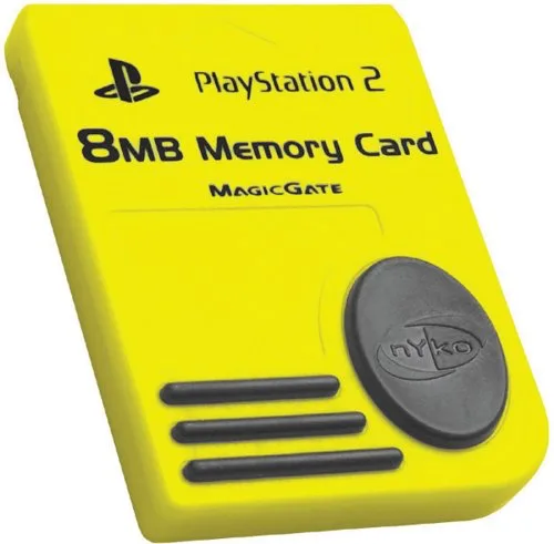Memory Card PS2 8 MB Nyko Yellow
