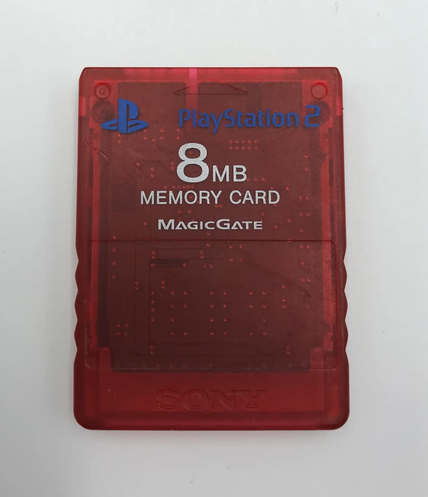 Memory Card PS2 8 MB Official Red