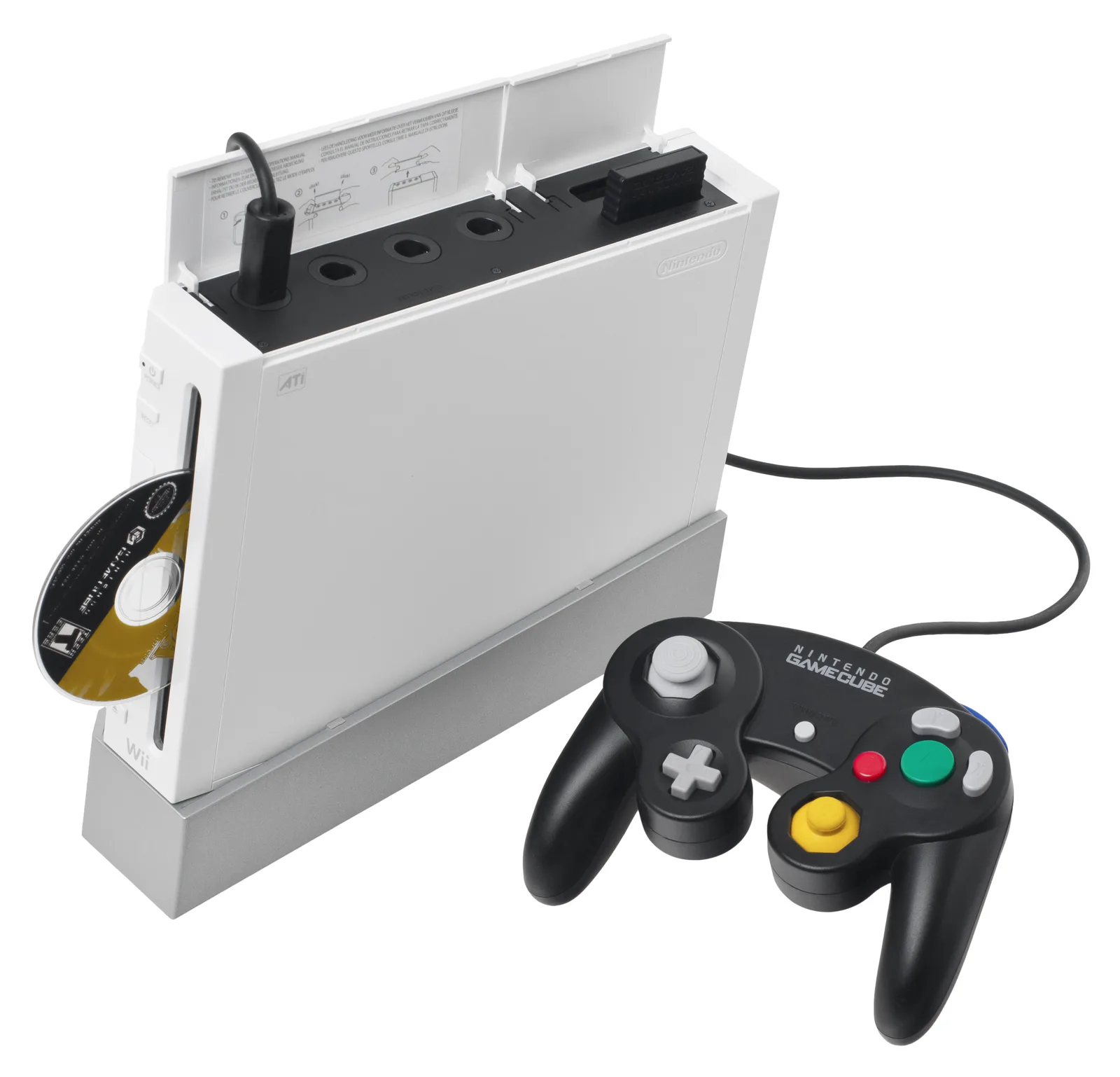Console System | White Gamecube Compatible (RVL-001)