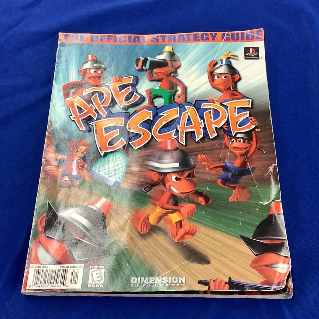 Dimension Publishing Ape Escape Official Strategy Guide