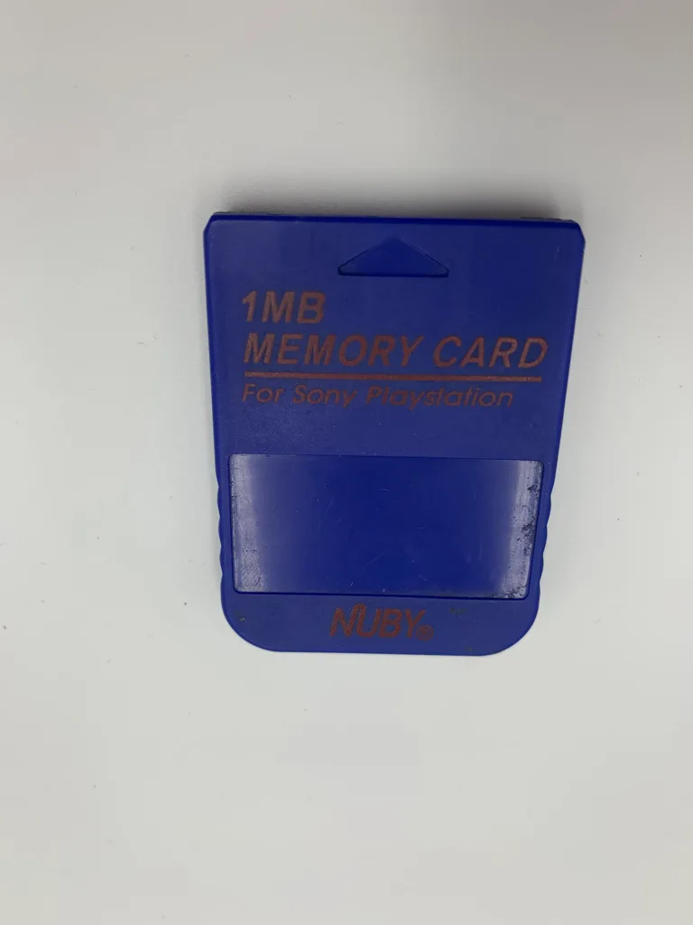 Memory Card PS1 Nuby 1 MB Blue