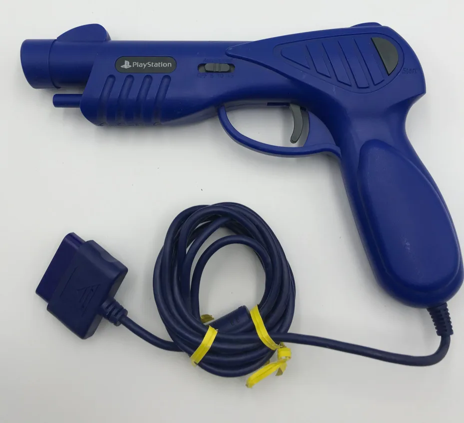 Light Gun PS1 GunZ Blue