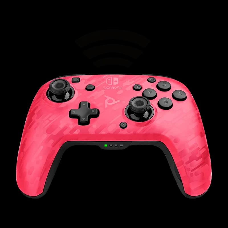 PDP Faceoff Wireless Deluxe Controller Pink Camo