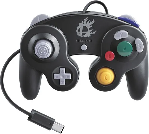 Wired Official Controller Black Smash Bros. Edition
